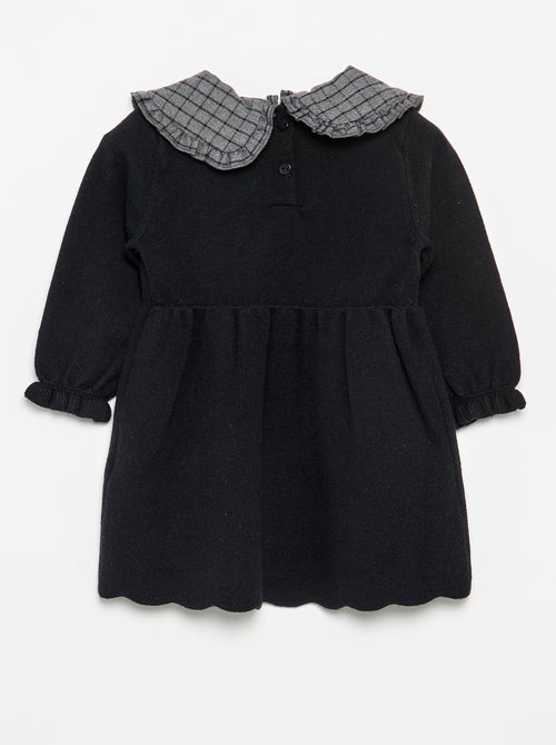 Abito in maglia con colletto Claudine - Kiabi Abito in maglia con colletto Claudine - Kiabi