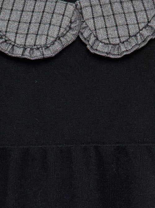 Abito in maglia con colletto Claudine - Kiabi Abito in maglia con colletto Claudine - Kiabi