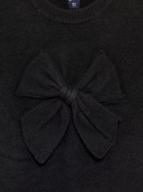 Abito in maglia con grande fiocco davanti - Kiabi