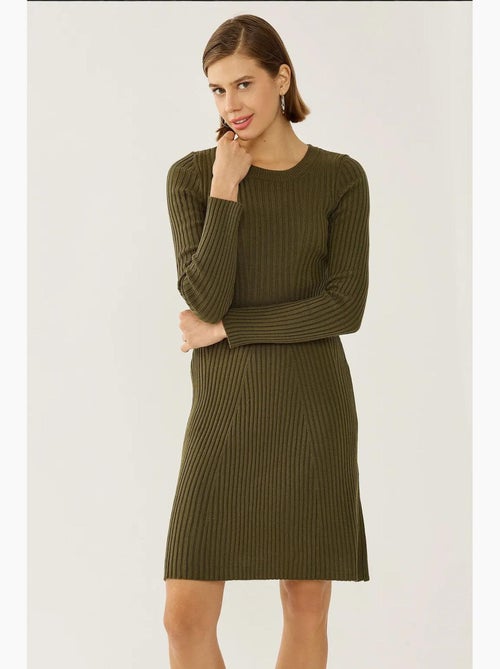 Abito in maglia con scollo a giro hiccup - Kiabi Abito in maglia con scollo a giro hiccup - Kiabi
