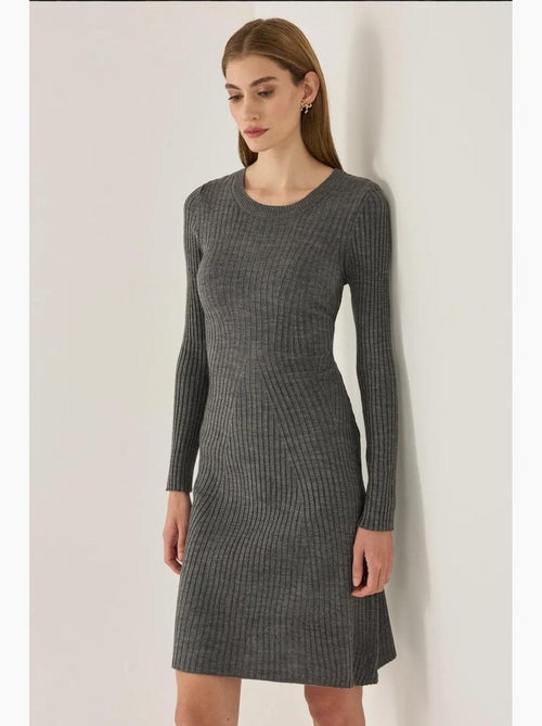 Abito in maglia con scollo a giro hiccup - Kiabi Abito in maglia con scollo a giro hiccup - Kiabi
