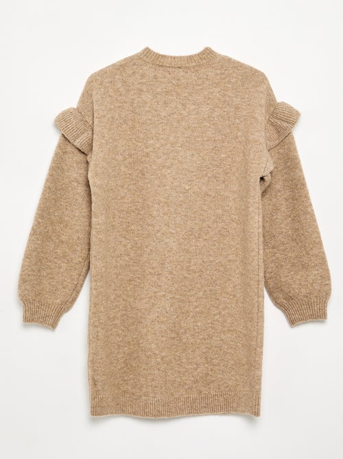 Abito in maglia con spalle a volant - Kiabi Abito in maglia con spalle a volant - Kiabi