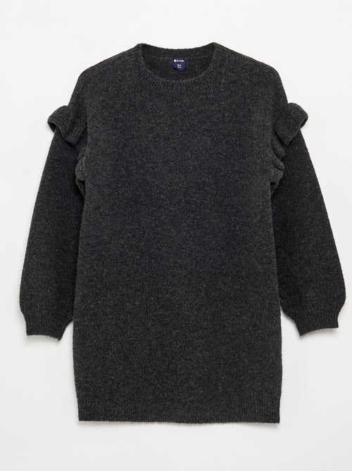 Abito in maglia con spalle a volant - Kiabi Abito in maglia con spalle a volant - Kiabi