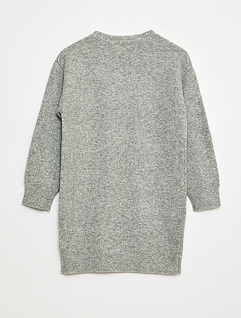 Abito in maglia con stelle in paillettes
