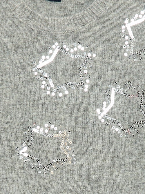 Abito in maglia con stelle di paillettes - Kiabi