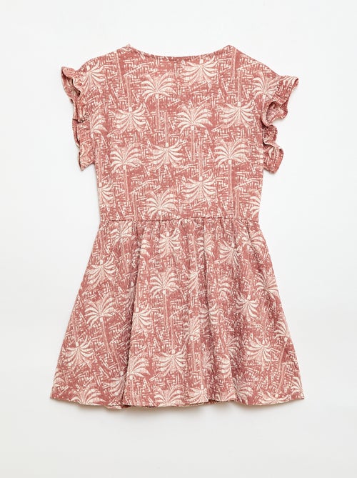 Abito in maglia goffrata abbottonato sul davanti - Kiabi