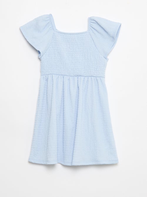 Abito in maglia goffrata tinta unita - Kiabi