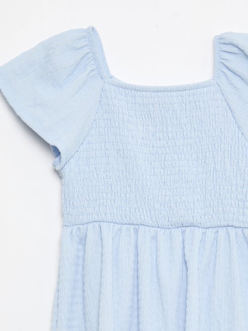 Abito in maglia goffrata tinta unita - Kiabi