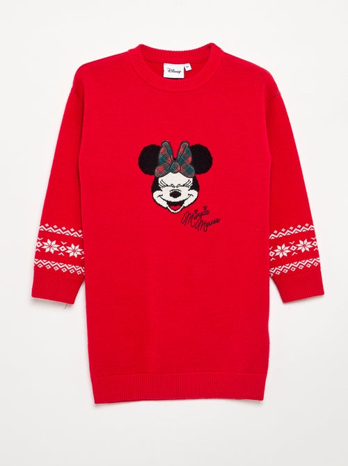Abito in maglia natalizio \'Disney\' \'Minnie\'' - Kiabi Abito in maglia natalizio \'Disney\' \'Minnie\'' - Kiabi