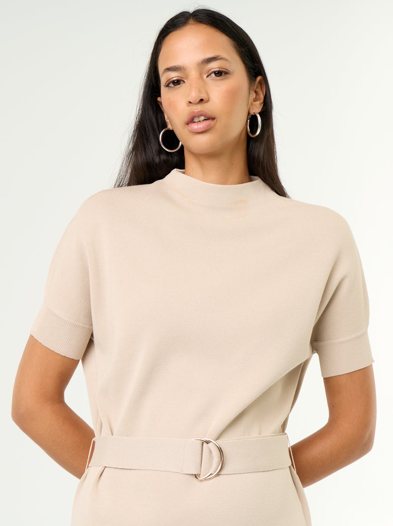 Abito in maglia pesante Grigio - Kiabi
