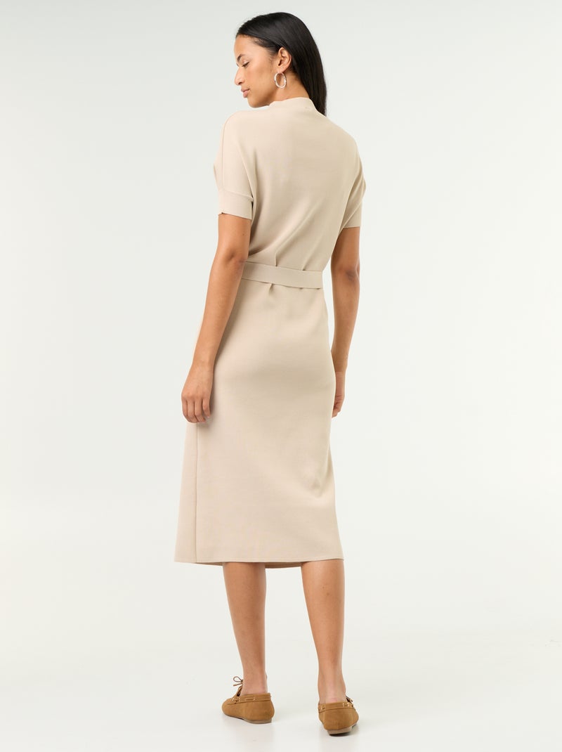 Abito in maglia pesante Grigio - Kiabi