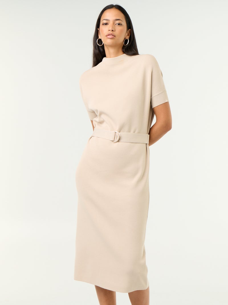 Abito in maglia pesante Grigio - Kiabi
