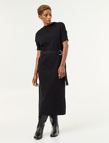 Abito in maglia pesante