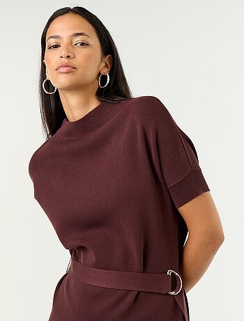 Abito in maglia pesante