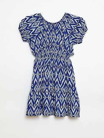 Abito in maglia traforata sui lati