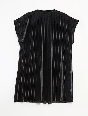 Abito in maglia velvet con fiocco grande