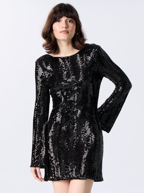 Abito in paillettes con schiena scoperta - Kiabi Abito in paillettes con schiena scoperta - Kiabi