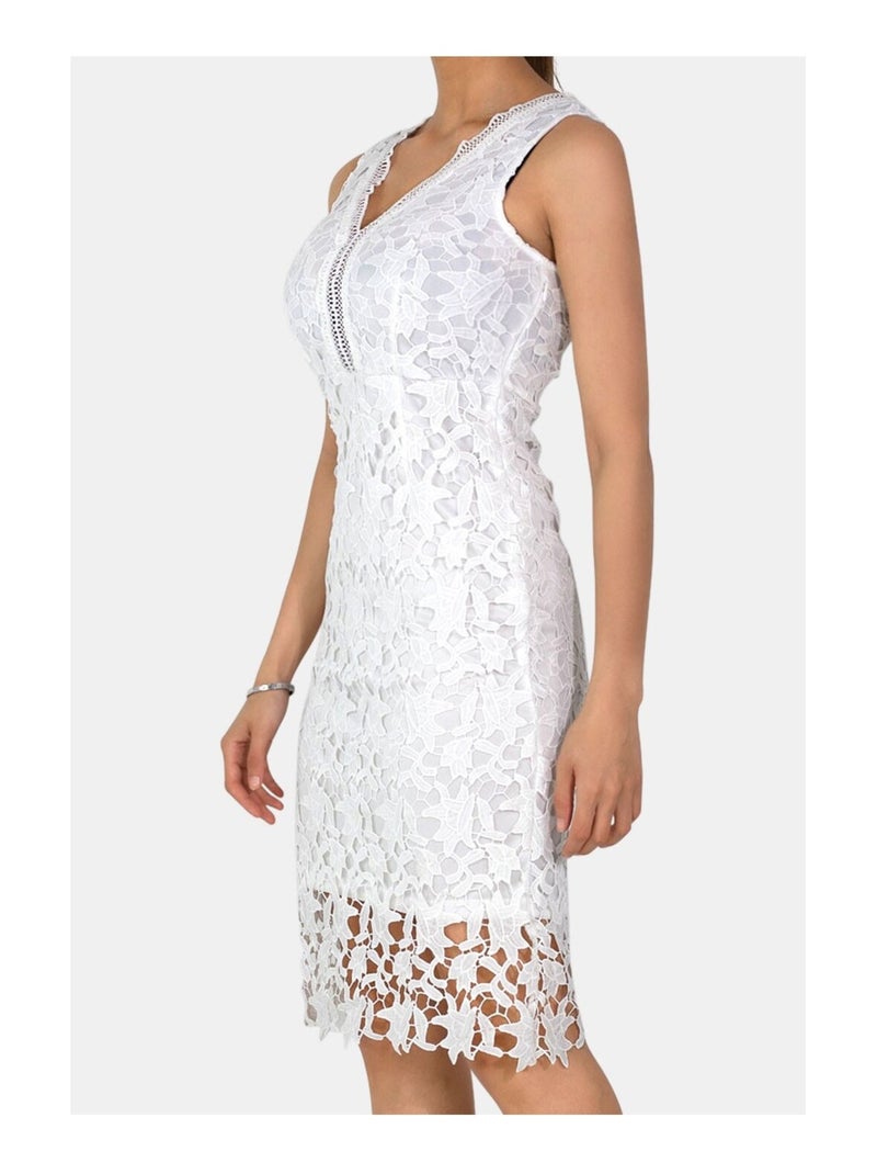 Abito in pizzo Vero Moda Bianco - Kiabi