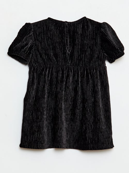 Abito in velluto a coste con fiocco decorativo - Kiabi