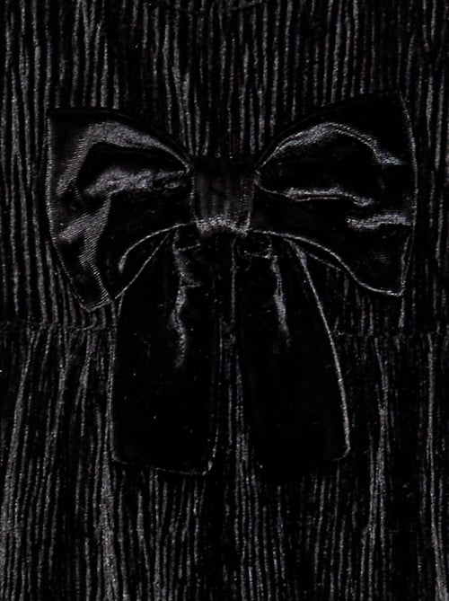 Abito in velluto a coste con fiocco decorativo - Kiabi