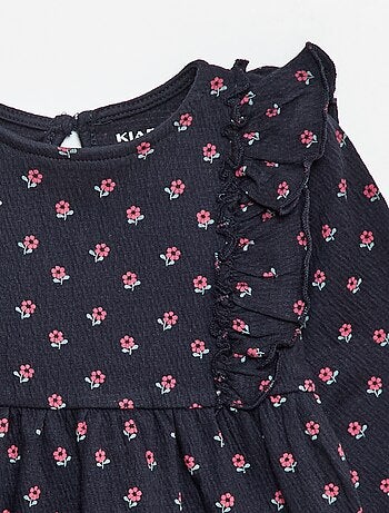 Abito leggero a maniche lunghe con motivo