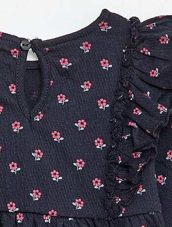 Abito leggero a maniche lunghe con motivo