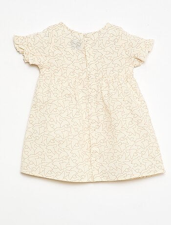 Abito leggero con maniche corte a volant