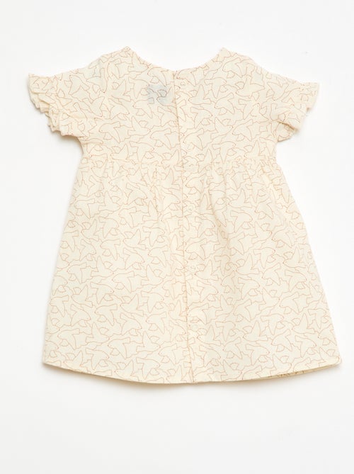 Abito leggero con maniche corte a volant - Kiabi