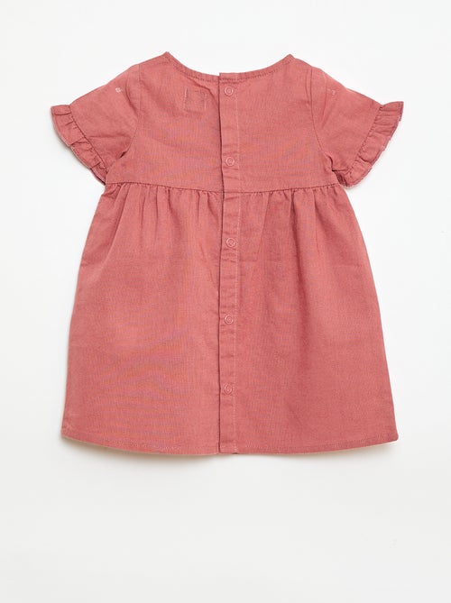 Abito leggero con maniche corte a volant - Kiabi