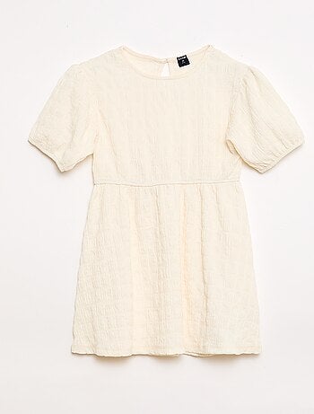 Abito leggero tinta unita a maniche corte