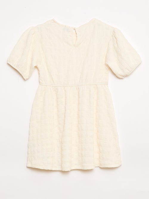 Abito leggero tinta unita a maniche corte - Kiabi