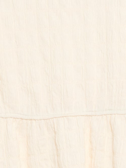 Abito leggero tinta unita a maniche corte - Kiabi