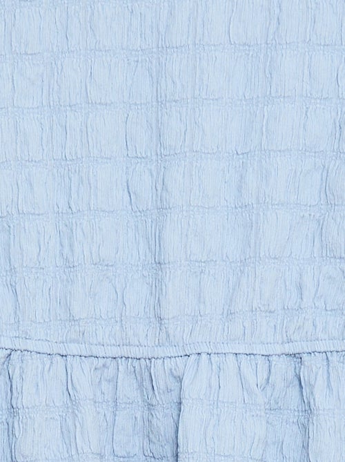 Abito leggero tinta unita a maniche corte - Kiabi