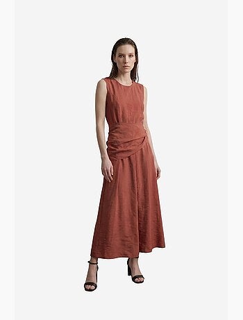 Abito longuette a trapezio senza maniche my fashion