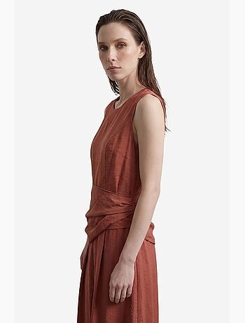 Abito longuette a trapezio senza maniche my fashion