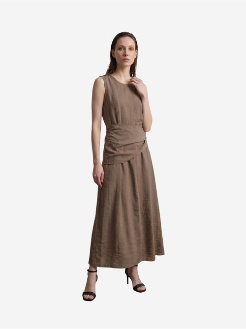 Abito longuette a trapezio senza maniche my fashion - Kiabi Abito longuette a trapezio senza maniche my fashion - Kiabi