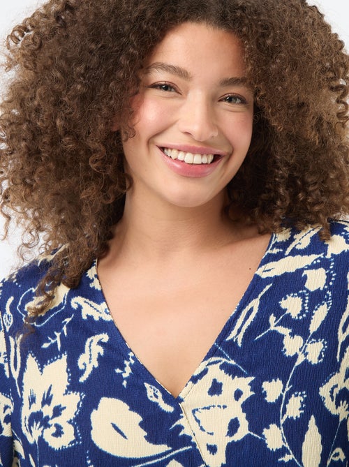 Abito lungo a portafoglio - Kiabi