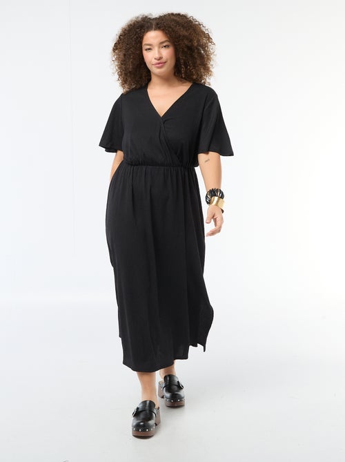 Abito lungo a portafoglio - Kiabi