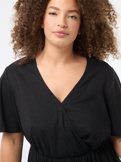 Abito lungo a portafoglio - Kiabi