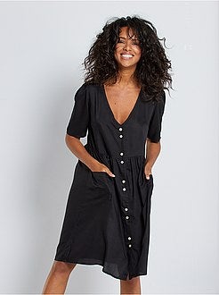 Abito lungo abbottonato - Kiabi