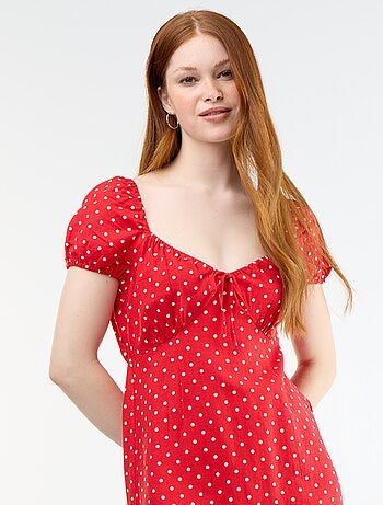 Abito lungo con scollo alla Bardot