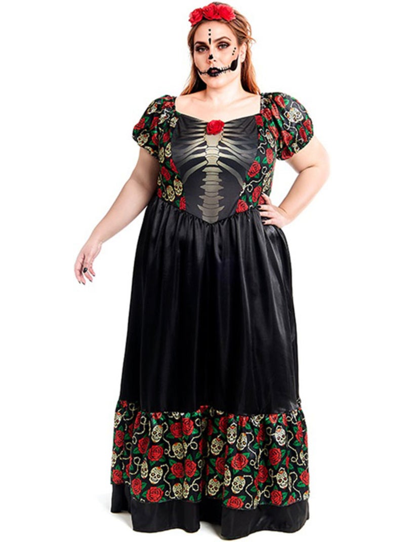 Abito lungo da Catrina Multicolore - Kiabi