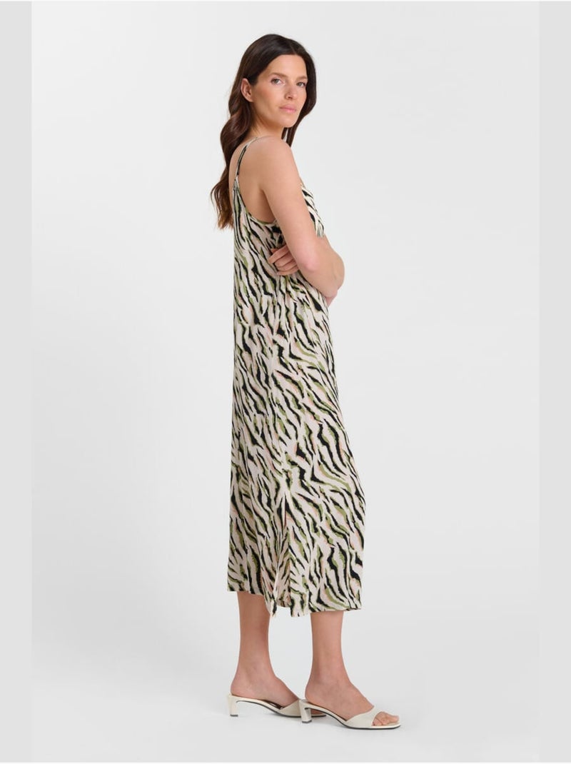 Abito lungo dritto ZEBRAKA Multicolore - Kiabi