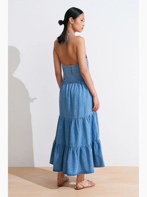 Abito lungo in denim dilvin - Kiabi