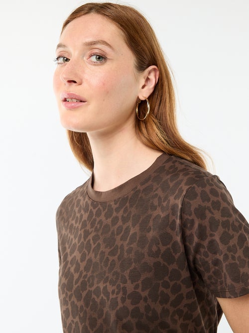 Abito lungo in jersey a maniche corte - Kiabi