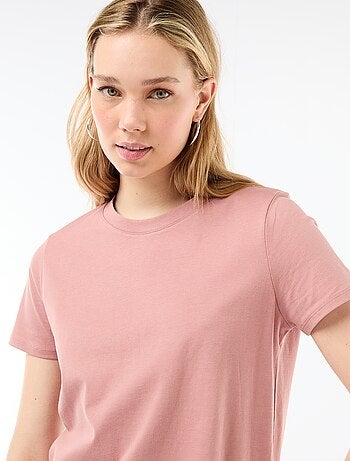 Abito lungo in jersey a maniche corte