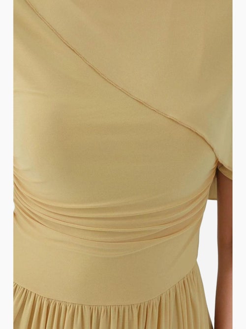 Abito lungo off-shoulder con colletto asimmetrico hiccup - Kiabi Abito lungo off-shoulder con colletto asimmetrico hiccup - Kiabi