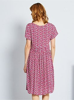 Abito lungo plissettato - Kiabi