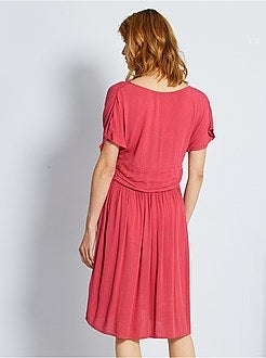 Abito lungo plissettato - Kiabi