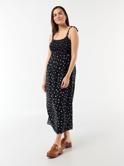 Abito lungo premaman con smock - Kiabi Abito lungo premaman con smock - Kiabi